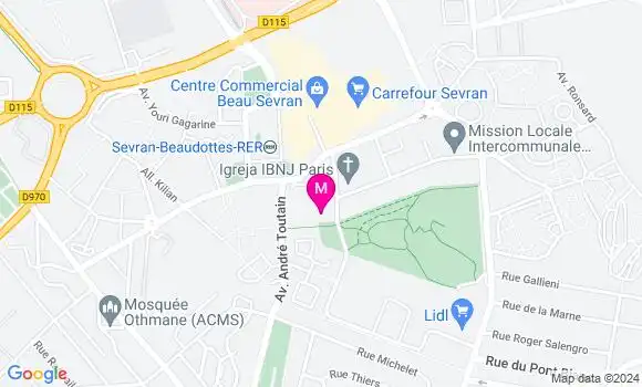 Localisation Dr Virginie Osman
