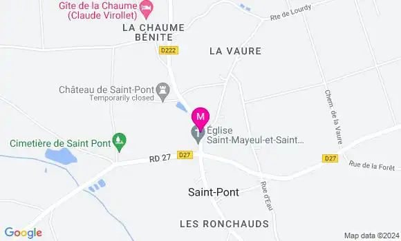 Localisation Dr Mélanie Chambard