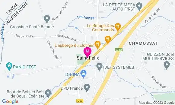 Localisation Dr Delphine Henriey