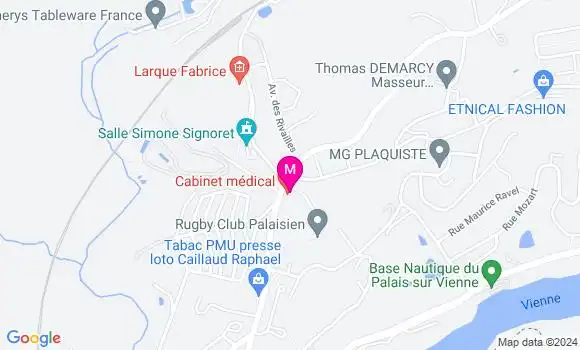 Localisation Dr Mathilde Vaidie