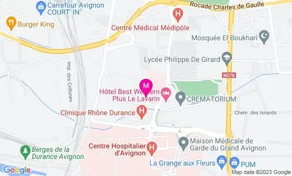 Localisation Dr Cécile Mora