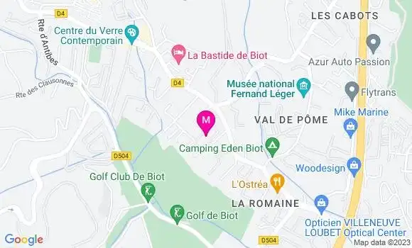 Localisation Dr Florence Pepineau