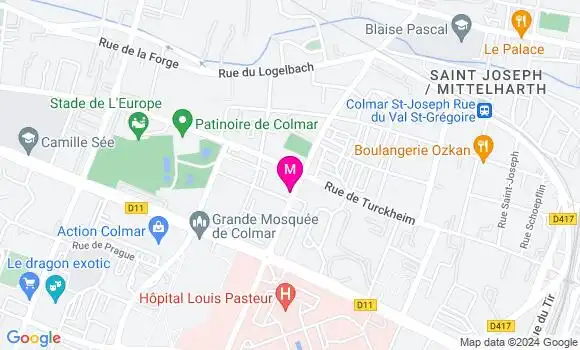 Localisation Dr Christine Thibault