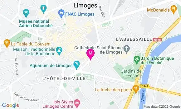 Localisation Dr Victor Jenvrin