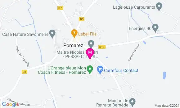 Localisation Dr Tatiana Frachet