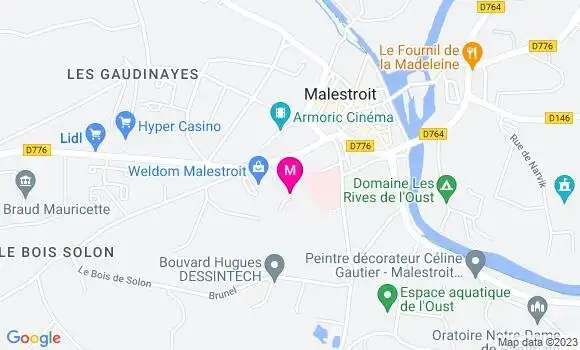 Localisation Dr Antoine Laurent