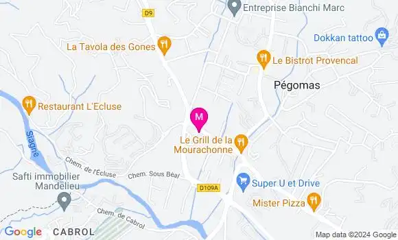 Localisation Dr Caroline Ghibaudo