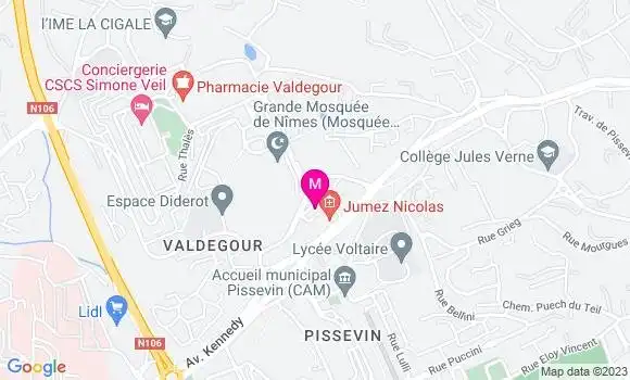 Localisation Dr Frederic Grosjean