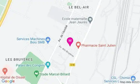 Localisation Dr Pierre Alexandre Lambert