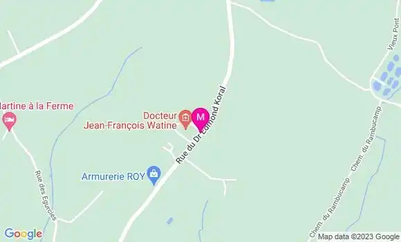 Localisation Dr Jean Marie Henry