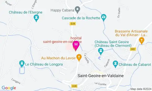 Localisation Dr Marjorie Thiot