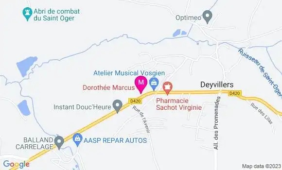 Localisation Dr Anouck Ancel Simon