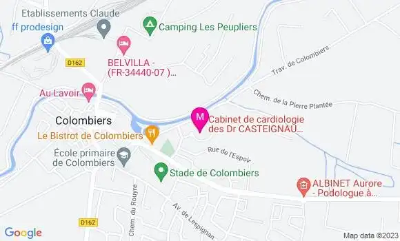 Localisation Dr Jean Nicoleau