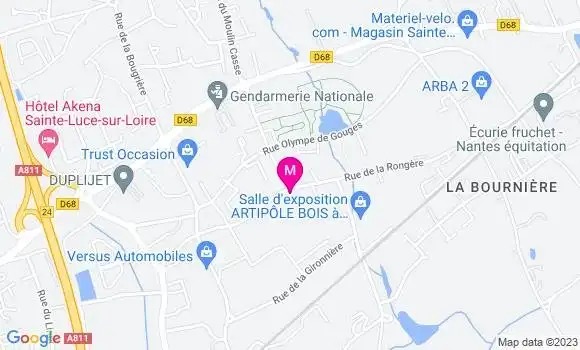 Localisation Dr Zoé Bizouarne