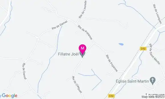 Localisation Dr Christophe Saint Pastou