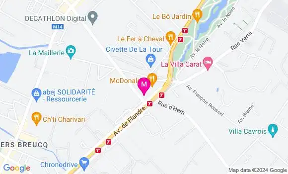 Localisation Dr Audrey Bernard