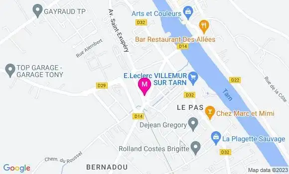 Localisation Dr Nadjim Bensalem