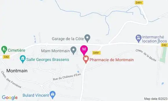 Localisation Dr Alice Huchet