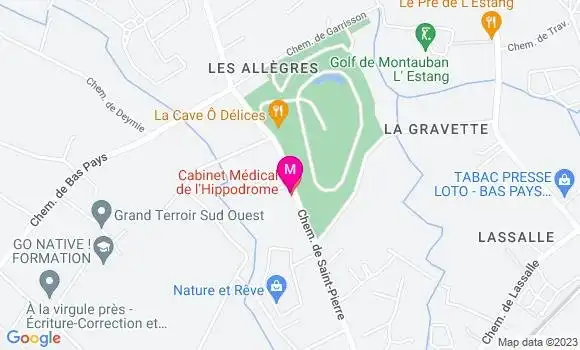 Localisation Dr Laura Si Belkacem
