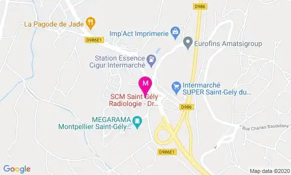 Localisation Dr Pierre Lassus