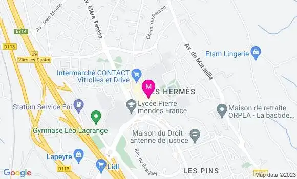 Localisation Dr Lisa Benoit