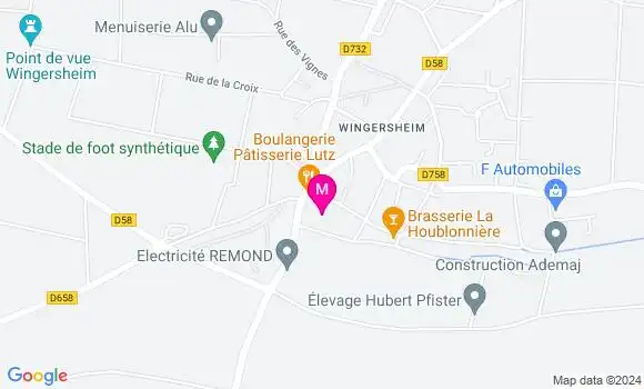 Localisation Dr Valentine Zahm