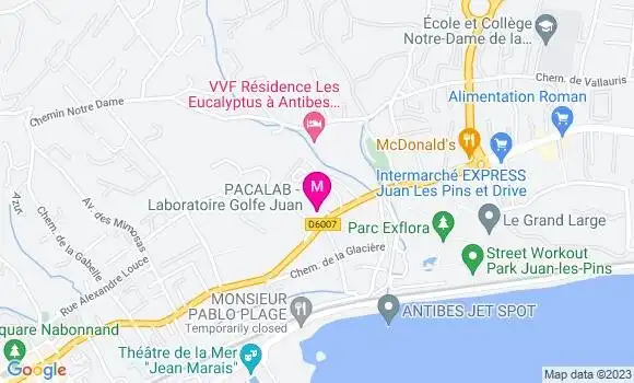 Localisation Dr Thierry Bernais