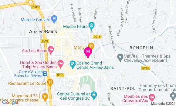 Localisation Dr Audric Bugnard