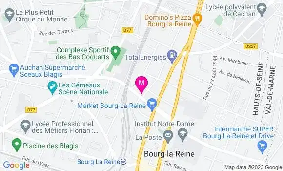 Localisation Dr Mathilde Mignot