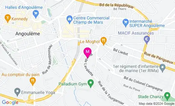 Localisation Dr Pauline Sarrazin