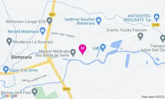 Localisation Dr Laurie Lubrina