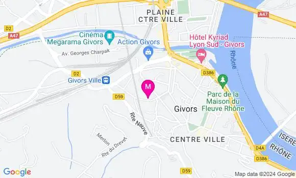 Localisation Dr Mathilde Schenck