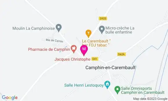 Localisation Dr Charlotte Dapvril