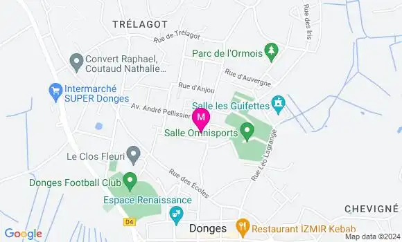 Localisation Dr Hélène Mien