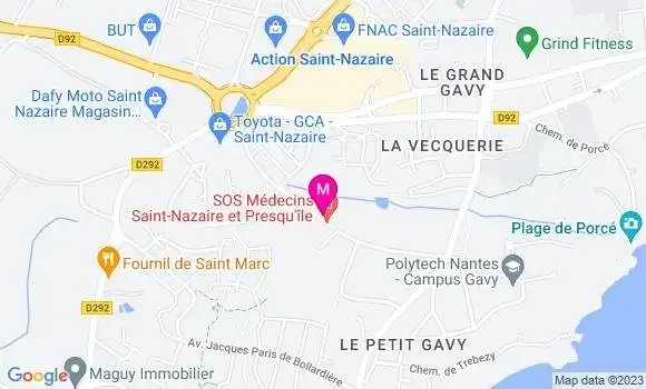Localisation Dr Romain Courtin