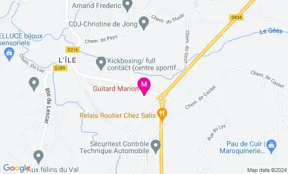 Localisation Dr Céline Dony