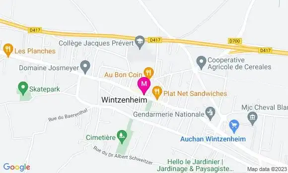 Localisation Dr Jessy Claudot