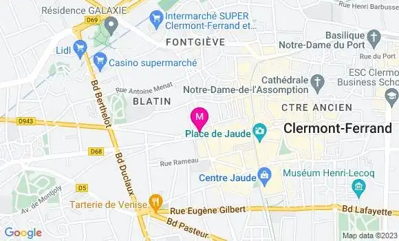 Localisation Dr Morgane Marty Bernard