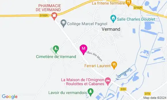 Localisation Dr Anne Pestel