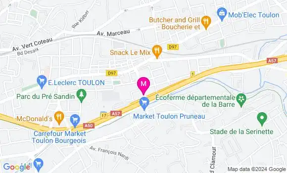 Localisation Dr Sandrine Duranseaud
