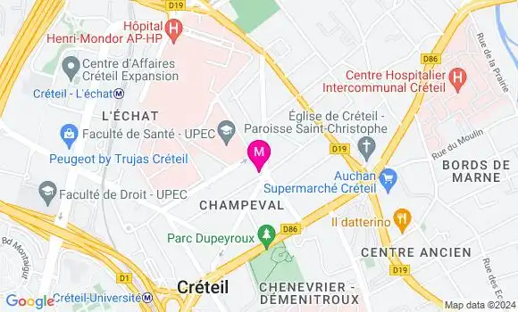Localisation Dr Elodie Croci