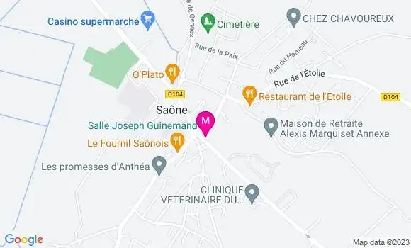 Localisation Dr Helene Roche