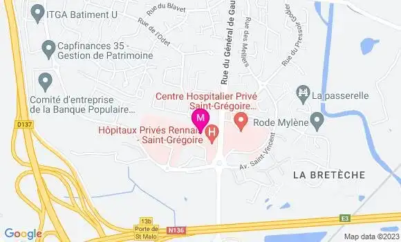 Localisation Dr Alexandre Roch