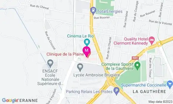 Localisation Dr Philippe Jouve