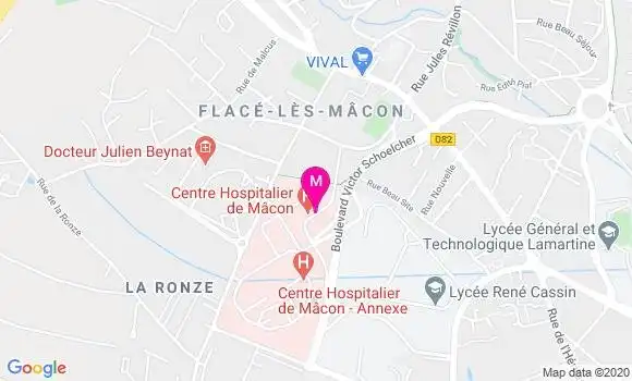 Localisation Dr Bernard Lacour