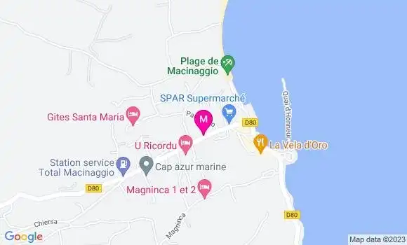Localisation Dr Vanina Ciosi