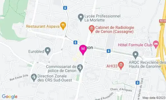 Localisation Dr Bénédicte Fruquiere