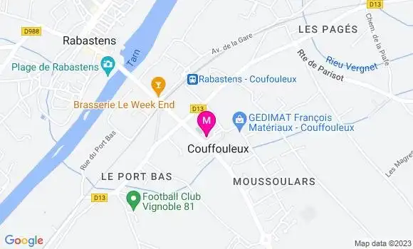 Localisation Dr Valerie Glimois