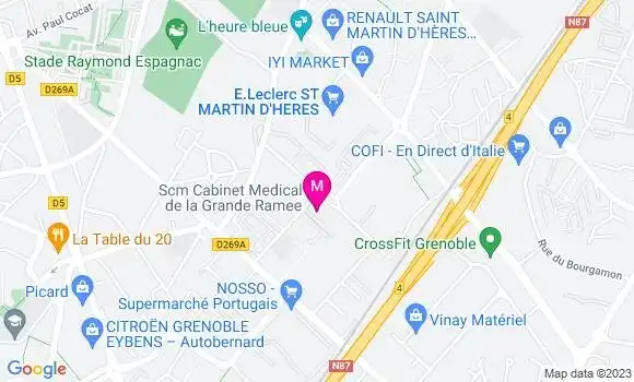 Localisation Dr Sophie Cohen