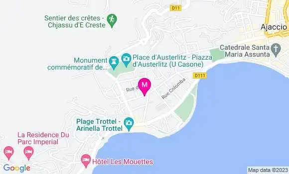 Localisation Dr Chiara Biancamaria